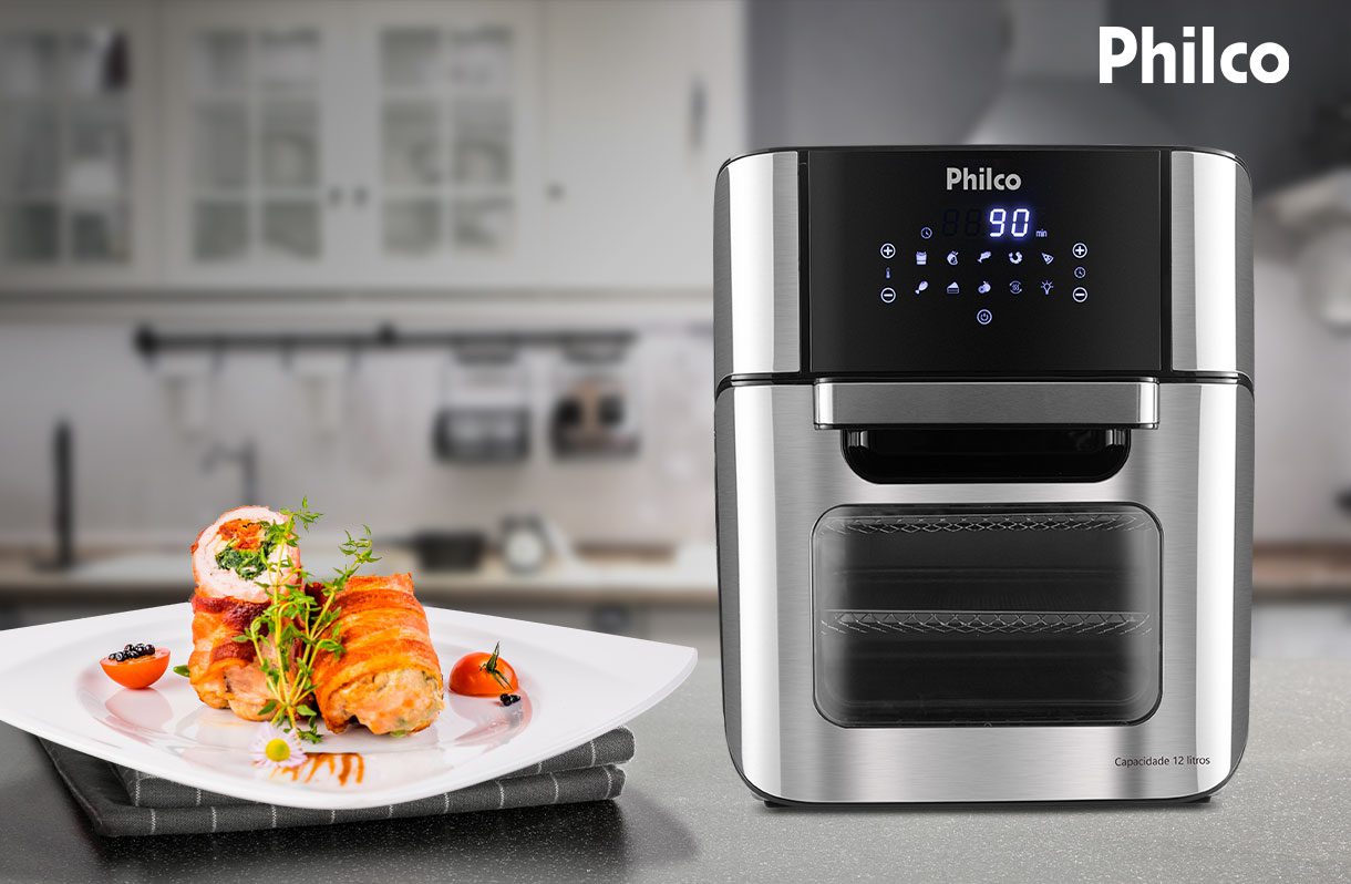 Philco Air Fry Oven PFR2200P Philco Air Fry Oven PFR2200P (12L): A Fritadeira 2 em 1 Que Também é Forno Vale a Pena? (Análise Completa!)